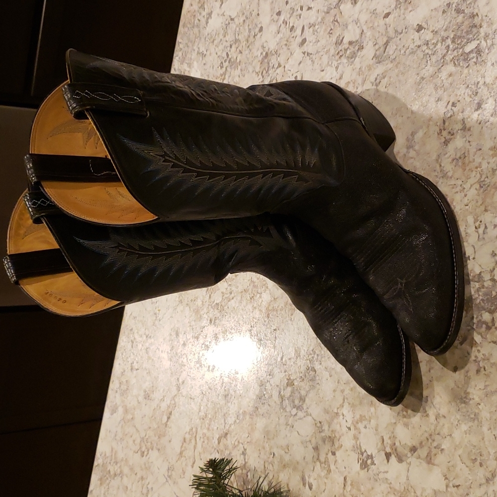 Tony Lama Boots- Black 12D